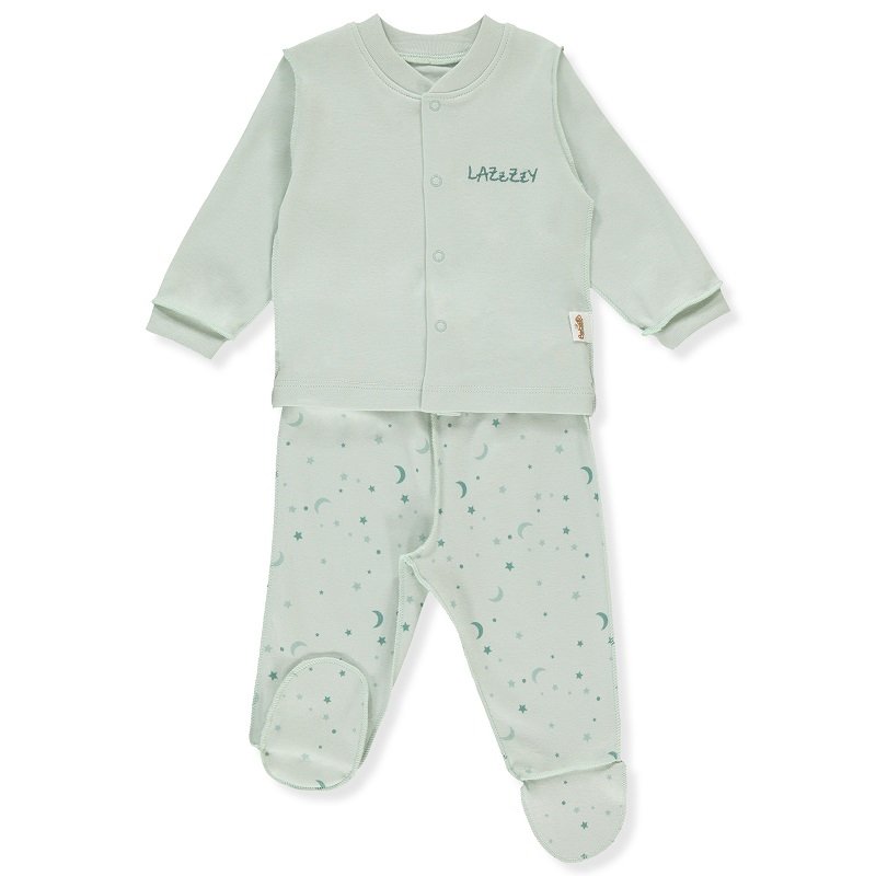 F1307 Пижама 2 ч LAZzZY SHEEP мента 3-6M 68CM