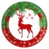 88399 Хартиени чинийки 8 бр.23 см. XMAS SCANDI