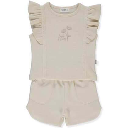 K5249 К-кт 2ч. LACY GIRL 3-4Y/104CM BEIGE