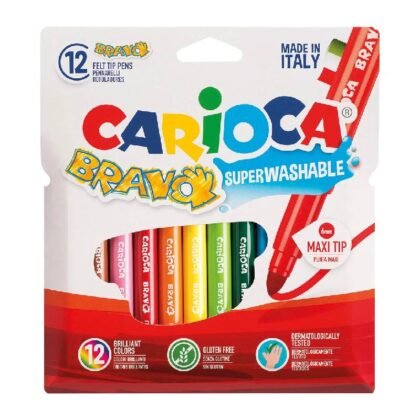 CARIOCA Bravo Флумастери 12 цвята