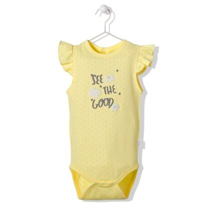 T3017 Боди SUN AND FRIENDS жълт 18-24M/92CM
