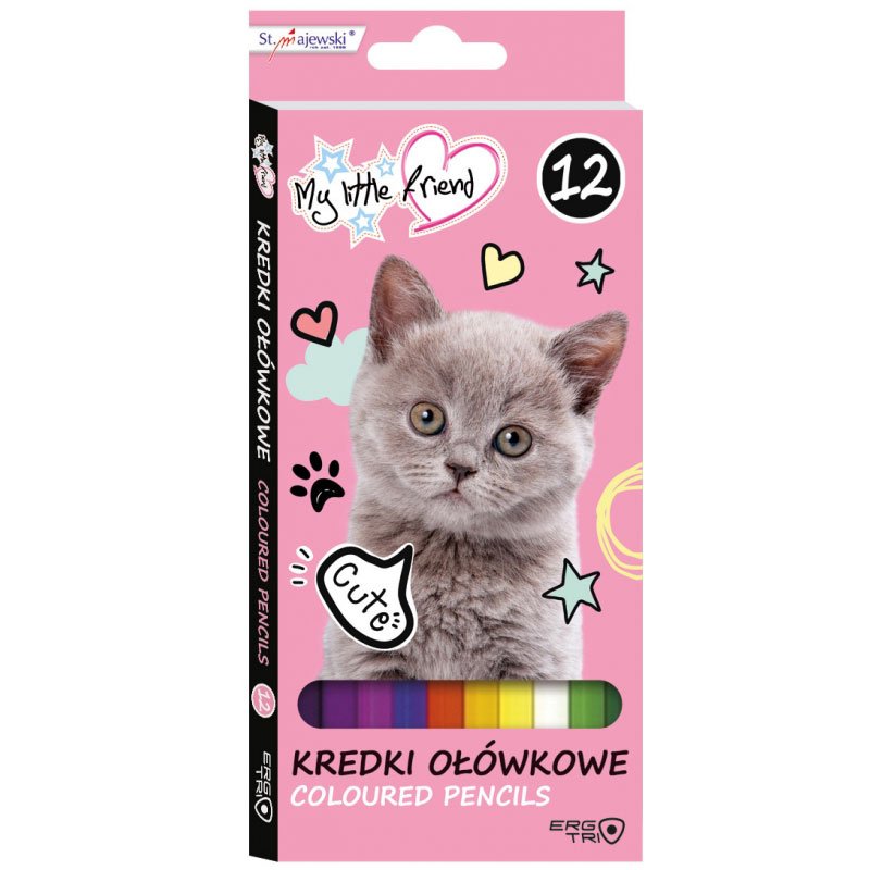 Моливи 12 цвята My Little friend 18 см - Image 2