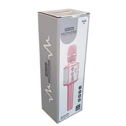 Микрофон с Bluetooth Розов