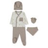 Z1102 К-кт 5ч. BABY CARROT 0-3m/62cm BROWN