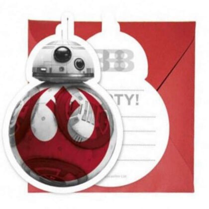 88554 Покани Star Wars episode 8 - 6 бр.