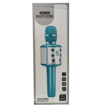 Микрофон с Bluetooth Син