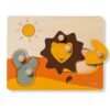 Дървен пъзел Puzzle N Sort Lion