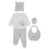 Z1062 К-кт 5ч BE KIND GREY MELANGE 0-3 M