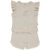 K5249 К-кт 2ч. LACY GIRL 2-3Y/98CM BEIGE