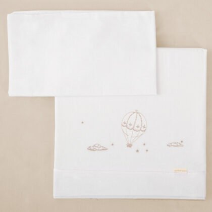 Чаршафи 3бр за количка NOE 40x80 White/Linen