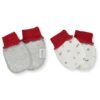 C952 Ръкавички 2 чифта MUM&DAD/23 GREY 0-3M