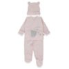 Z1072 К-кт 3ч ORGANIC SLEEPY SHEEPY PINK 1-3M