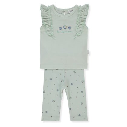 K5305 К-кт 2ч. LOVELY FLOWERS 24-36m/98cm MINT