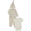 Z1059 К-кт 3ч ORGANIC BORN WITH LOVE BEIGE 1-3M
