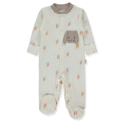T4180 Гащеризон BABY CARROT 1-3m/62cm ECRU
