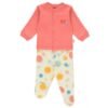 F1325 Пижама 2 ч COSMIC SPACE корал 6-9M 74CM