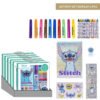 Рисувателен комплект с тефтер и стикери stitch