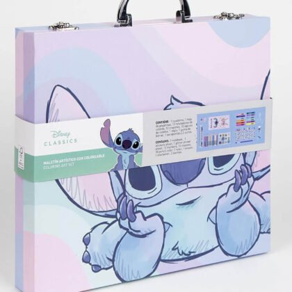 Рисувателен комплект в куфар с метална дръжка stitch