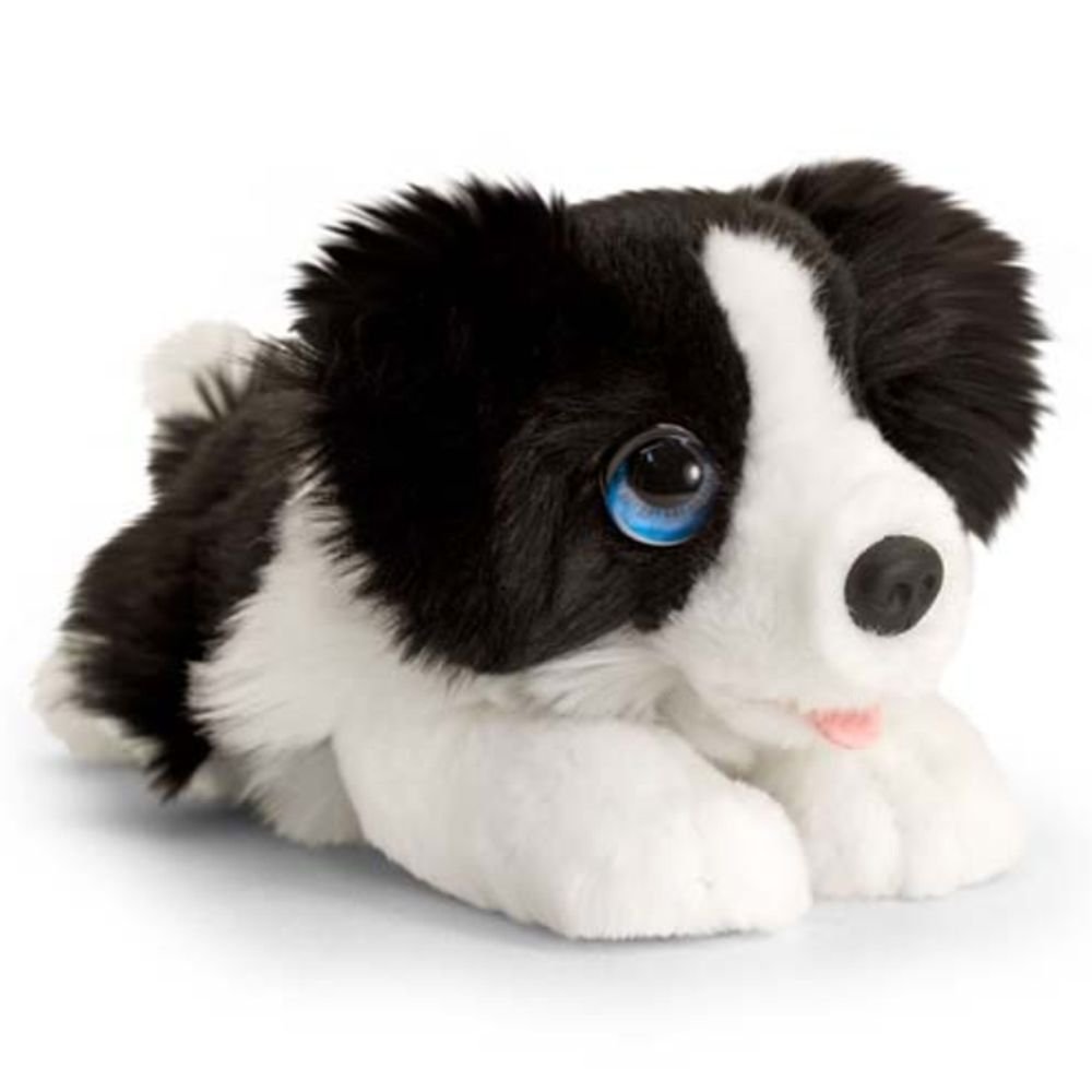 Плюшено легнало куче, Бордър Коли, 25 см, Keel Toys