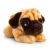 Плюшено легнало куче, Бебе Мопс, 32 см, Keel Toys