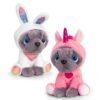 Плюшено куче, Мопс с костюм, 20 см, асортимент