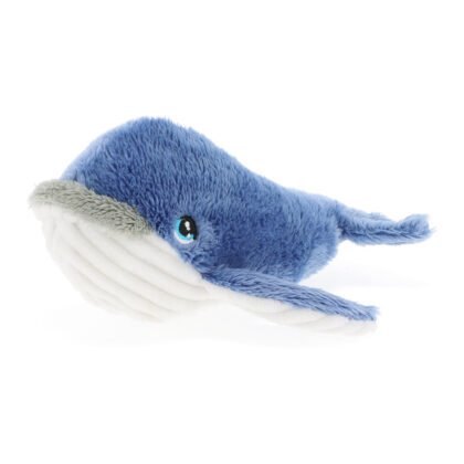 Keeleco, Екологична плюшенa играчка, Морски свят, Кит, 12 см, Keel Toys