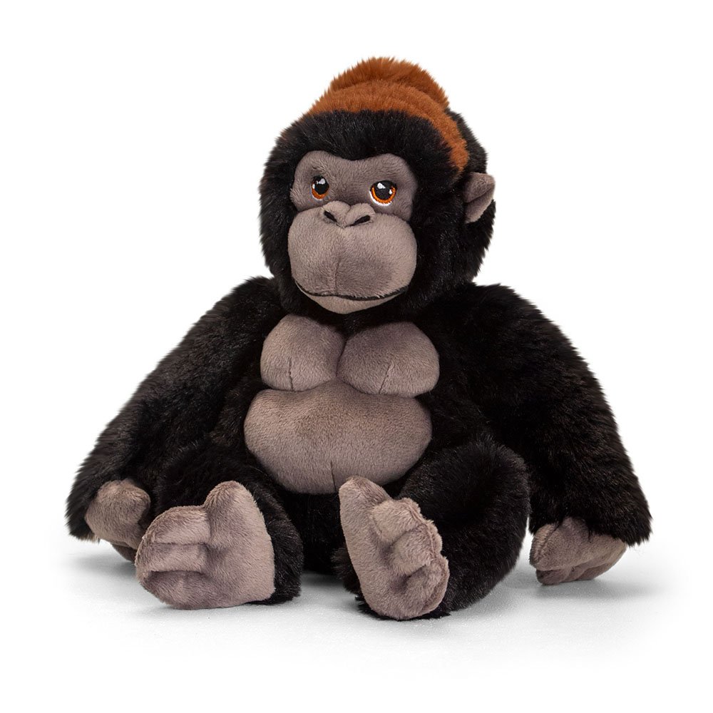 Keel Toys, Горила, екологична плюшена играчка от серията Keeleco, 20 см