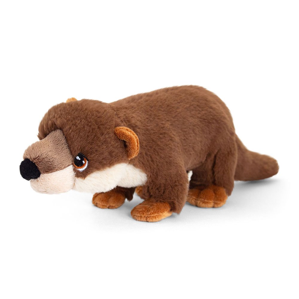 Keel Toys,Видра, екологична плюшена играчка от серията Keeleco, 23 см