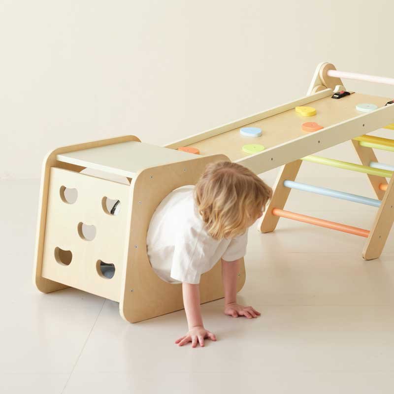 Сгъваем дървен комплект за катерене 5 в 1 Classic World за деца над 3 години - Image 2