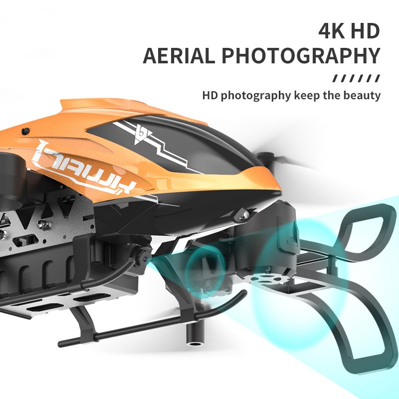 Сгъваем дрон с ULTRA HD 4K камера, светлинни ефекти и WiFi управление, оранжев цвят - Image 8