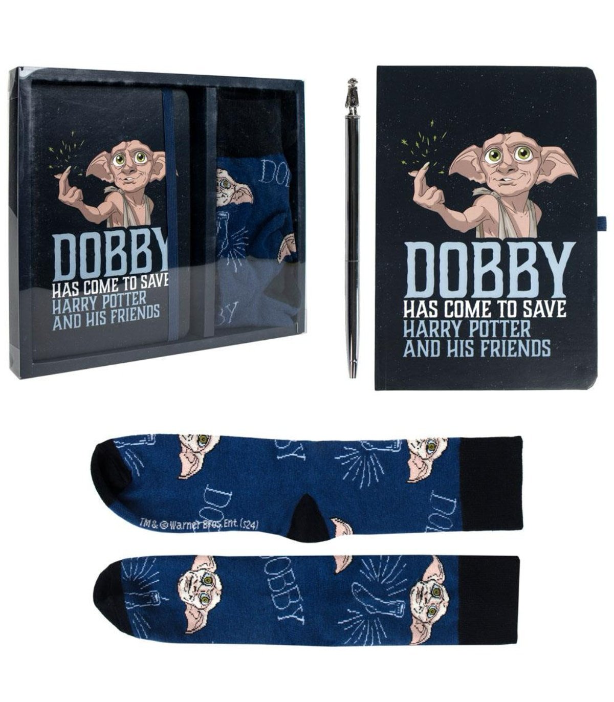 Тефтер с химикал и чорапи harry potter dobby