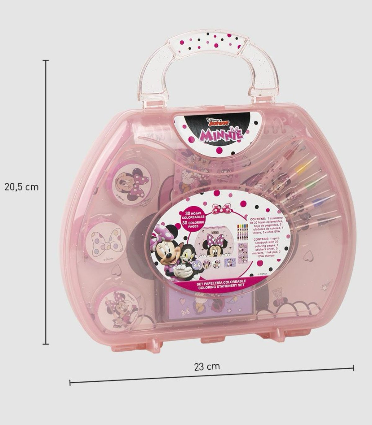 Комплект за рисуване в розов куфар minnie - Image 2