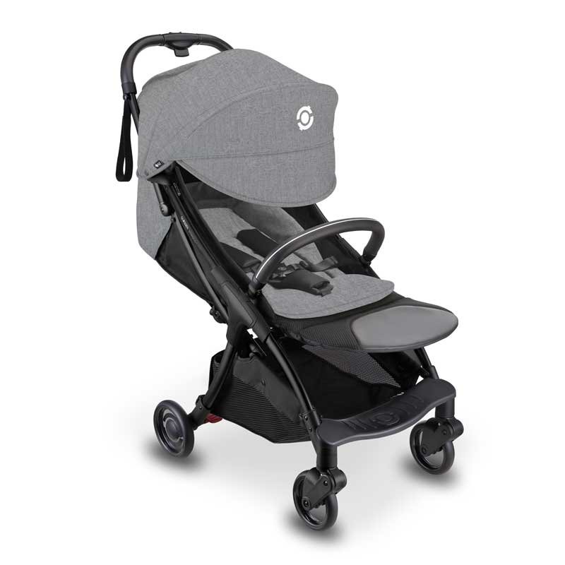 Сгъваема бебешка количка GLOBBER STROLL LITE в сив цвят - Image 2