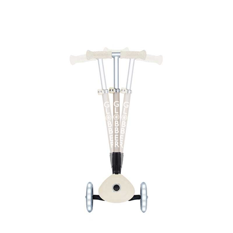 Сгъваема еко тротинетка с 3 колела GLOBBER JUNIOR FOLDABLE LIGHTS ECO - цвят кокос - Image 7