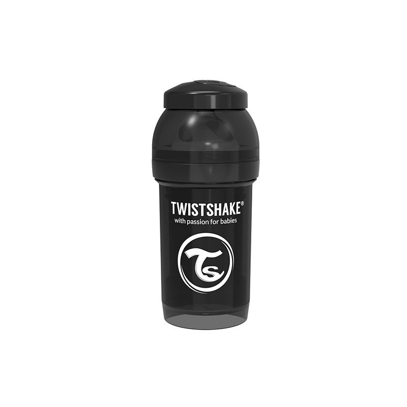 Шише за бебета против колики Twistshake 330 мл. черно - Image 2
