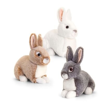 Keel Toys, Плюшена играчка, Седнало зайче, 20 см, асортимент