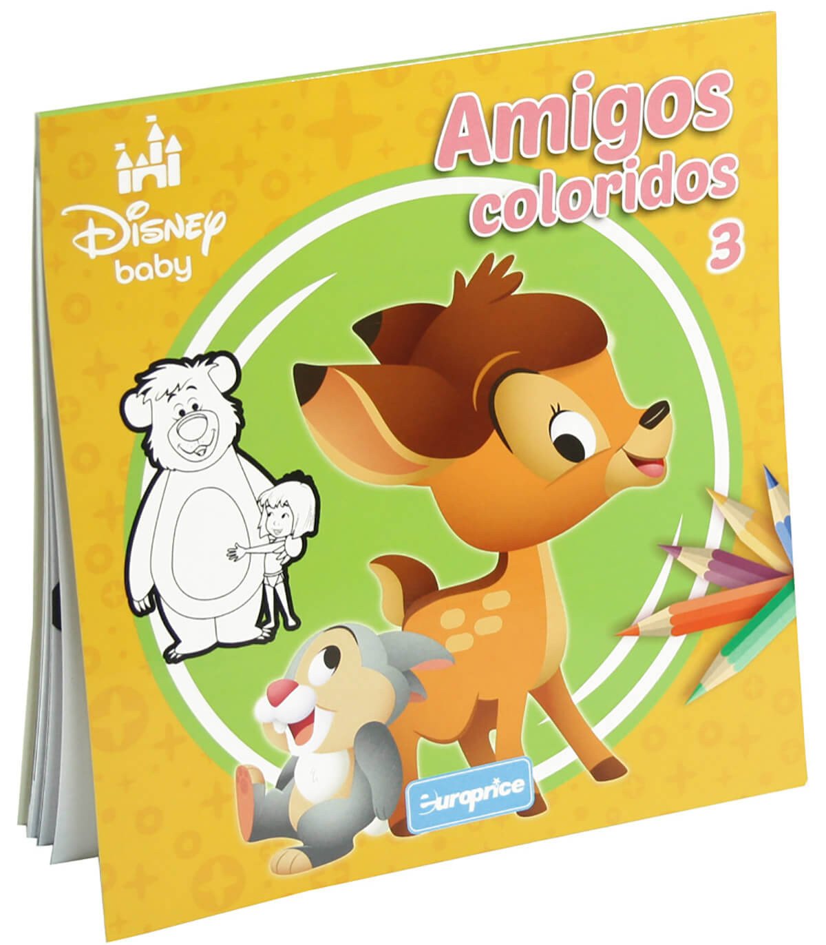 Тефтер книжка за оцветяване disney amigos coloridos 32 стр. 4 вида - Image 5