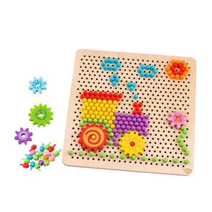 Tooky Toy, Дървена мозайка със зъбни колела, Влакче