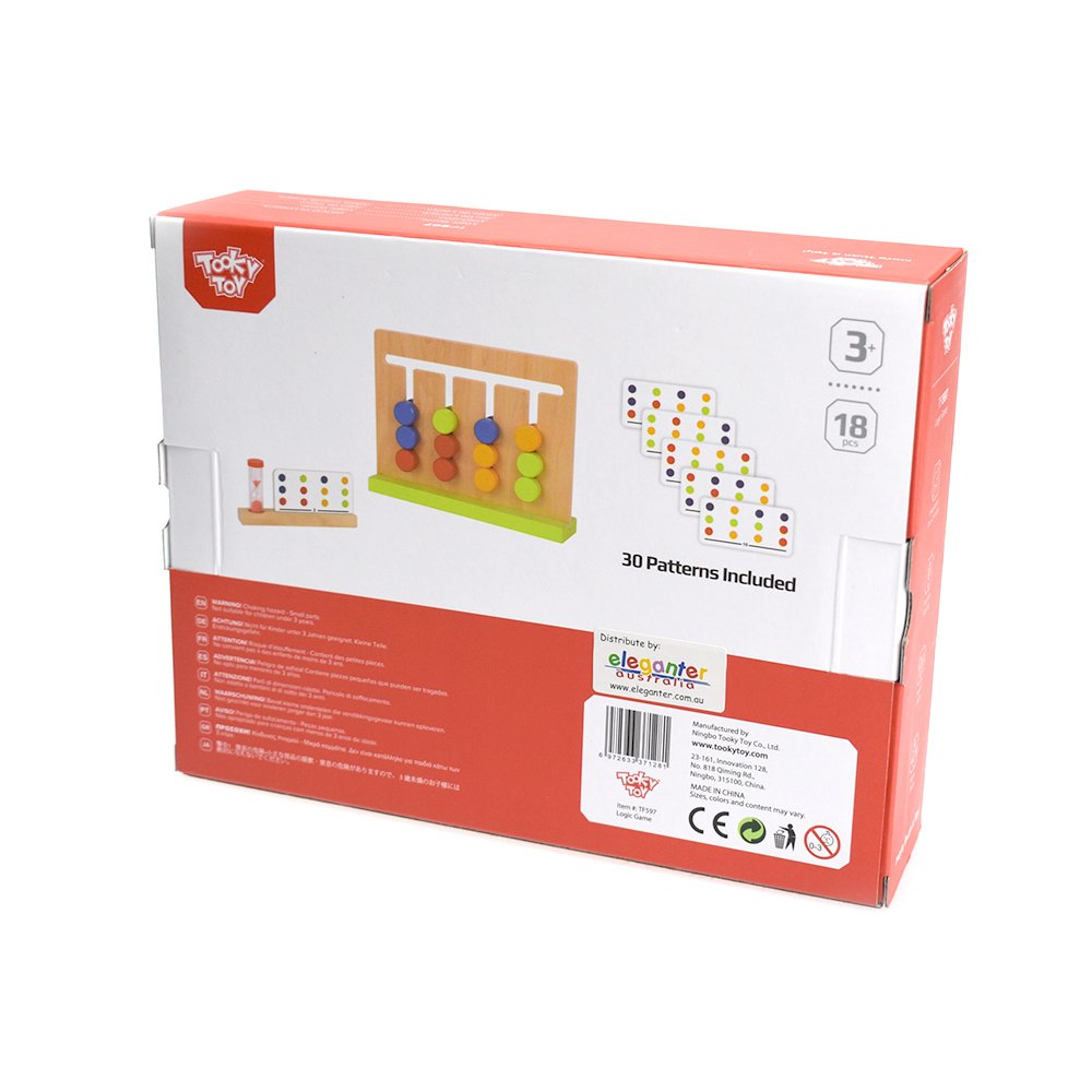 Дървена логическа игра, Цветове - Image 4