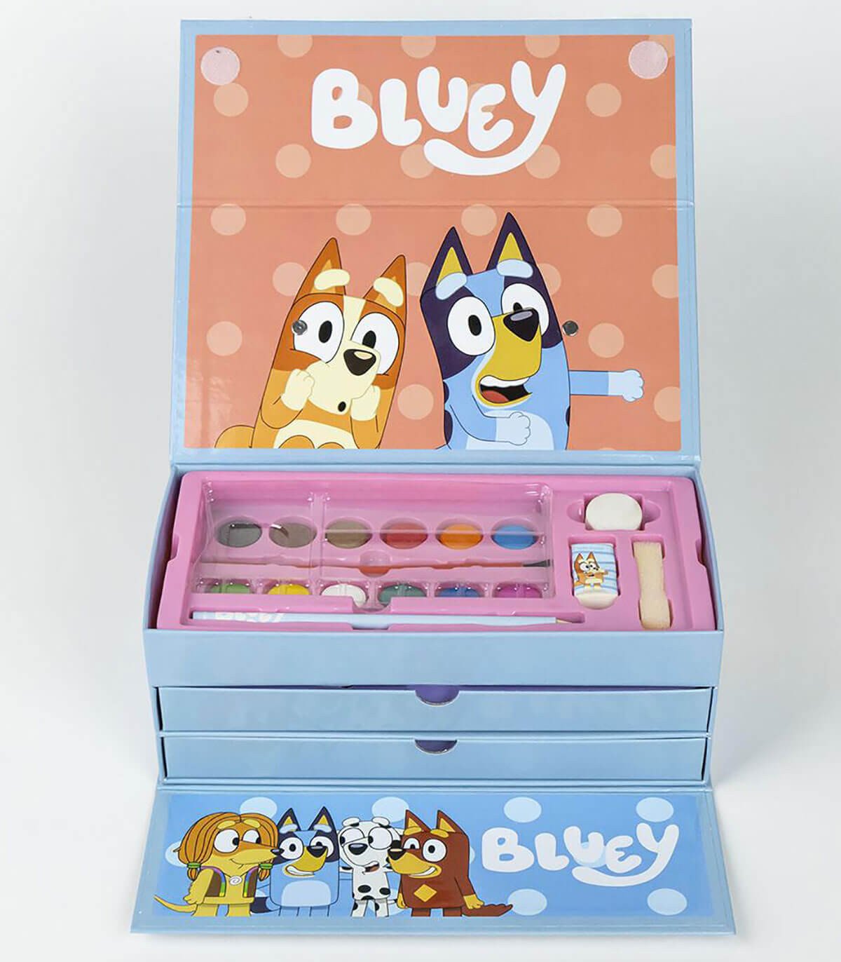 Триетажен куфар за рисуване bluey - Image 3