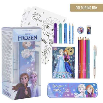 Комплект за рисуване с несесер в кутия frozen