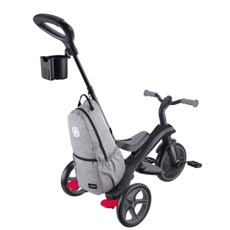 Триколка 4 в 1 GLOBBER EXPLORER TRIKE DELUXE PLAY със сенник в черен цвят - Image 8