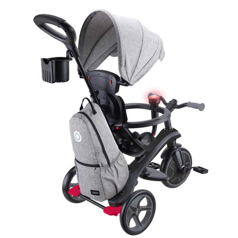 Триколка 4 в 1 GLOBBER EXPLORER TRIKE DELUXE PLAY със сенник в черен цвят - Image 9