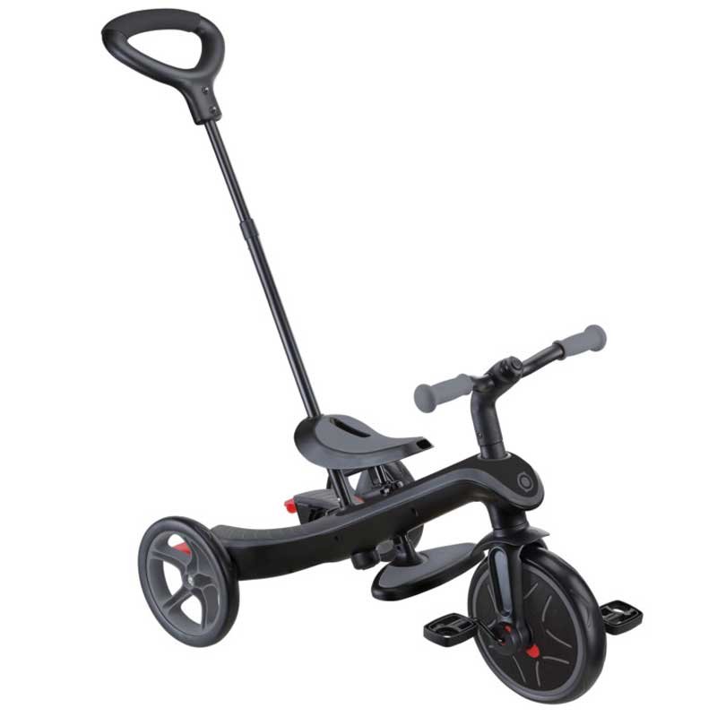Триколка 4 в 1 GLOBBER EXPLORER TRIKE DELUXE PLAY със сенник в черен цвят - Image 7