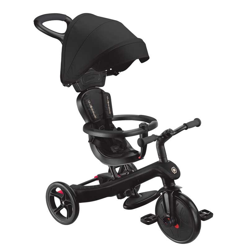 Триколка 4 в 1 GLOBBER EXPLORER TRIKE със сенник, черна - Image 2