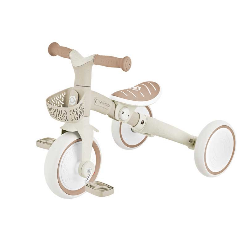 Триколка с родителски контрол 3 в 1 GLOBBER LEARNING TRIKE PLUS ECOLOGIC, бежова - Image 9