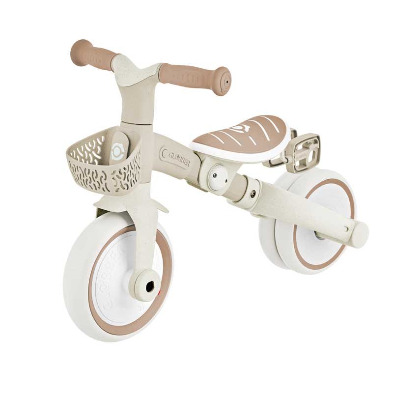 Триколка с родителски контрол 3 в 1 GLOBBER LEARNING TRIKE PLUS ECOLOGIC, бежова - Image 8