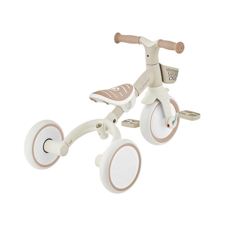 Триколка с родителски контрол 3 в 1 GLOBBER LEARNING TRIKE PLUS ECOLOGIC, бежова - Image 6
