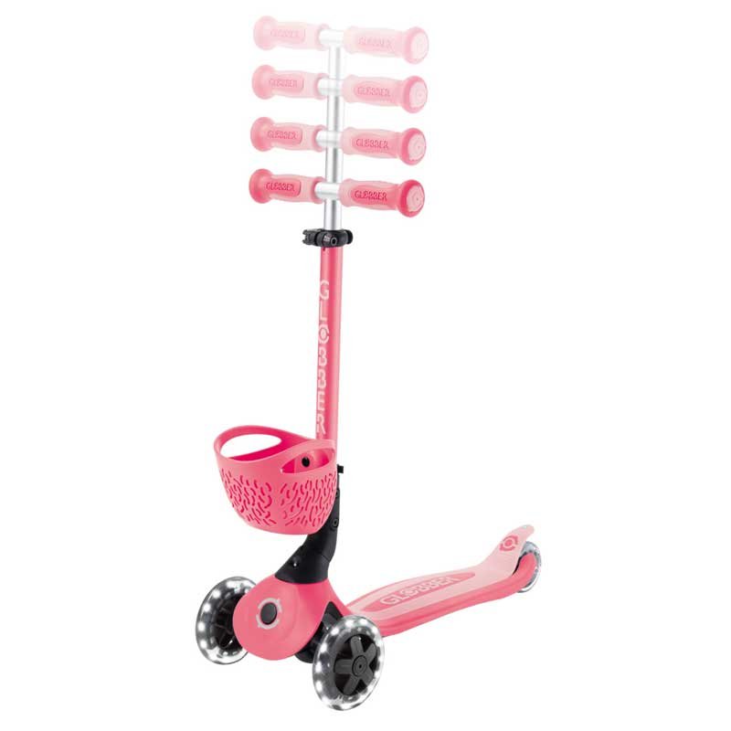 Тротинетка 5 в 1 GLOBBER GO UP BABY LEARN 360° FLASH LIGHTS, розова - Image 4