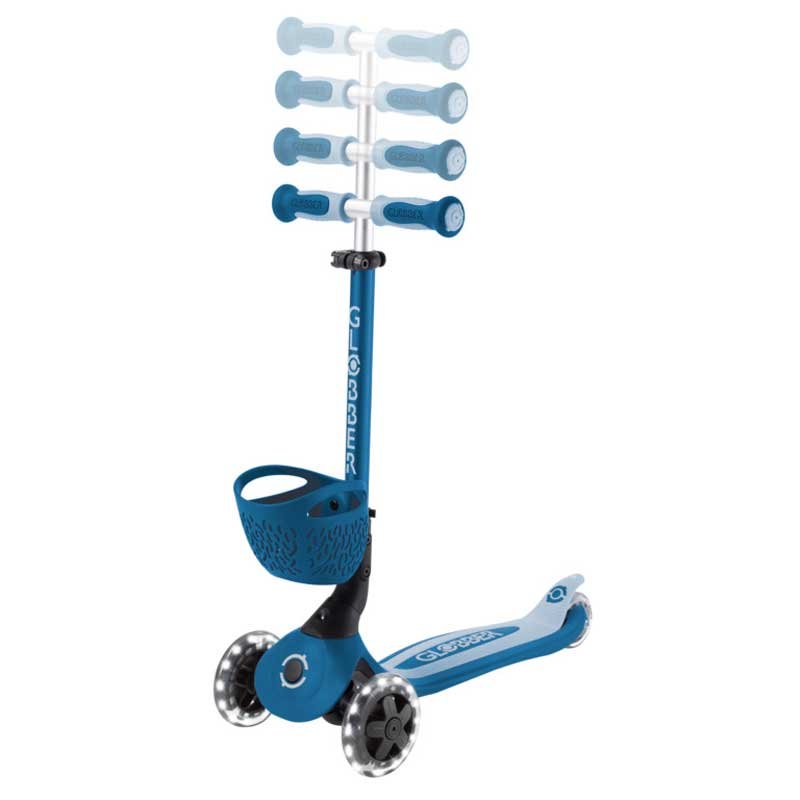 Тротинетка 5 в 1 GLOBBER GO UP BABY LEARN 360° FLASH LIGHTS, тъмно синя - Image 4